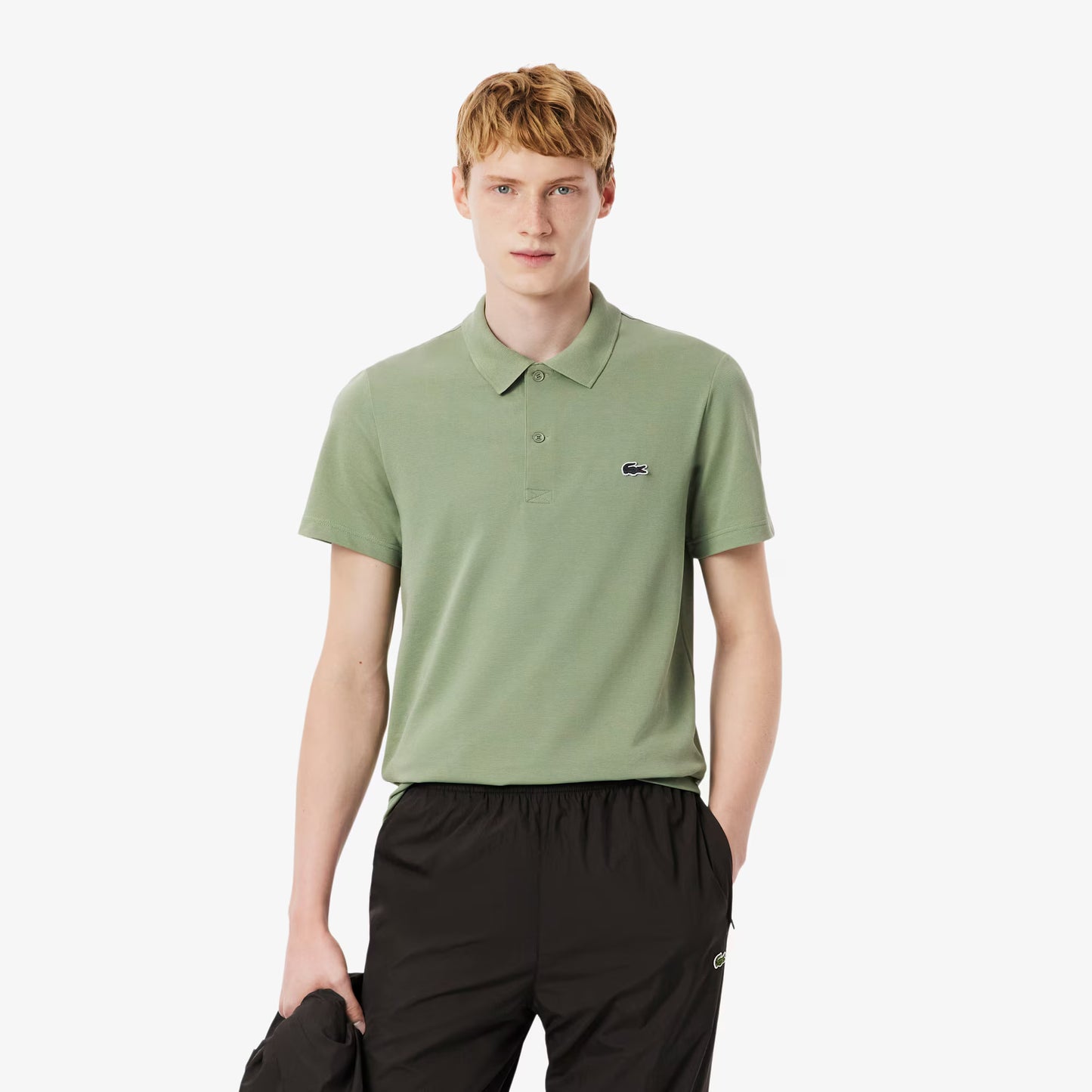 Regular Fit Polohemd aus Baumwollmischung
