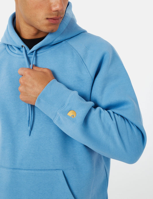 Sweat à capuche Chase - Bleu piscine