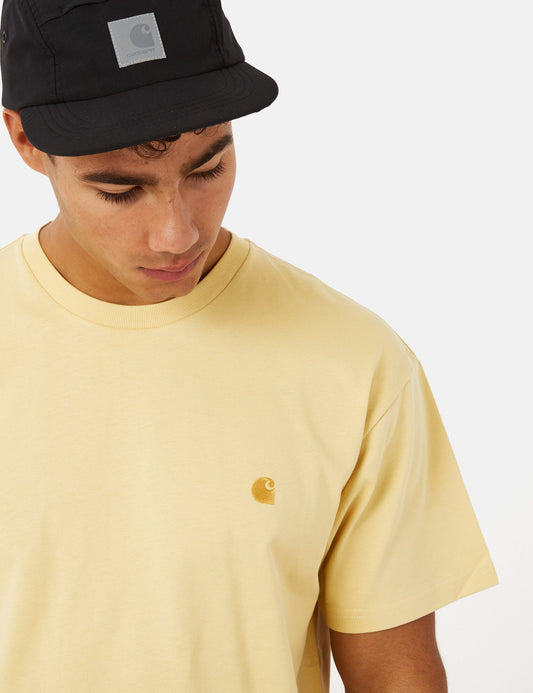 T-shirt Chase (ample) - Jaune citron