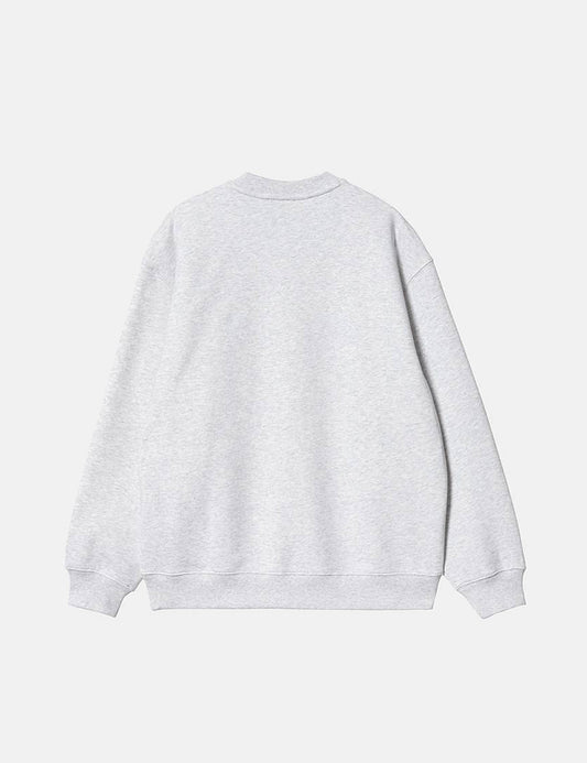 Damen-Sweatshirt – Ash Heather/Rocket