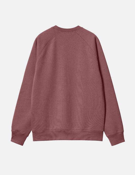Sweat-shirt Chase - Fuchsia poudré