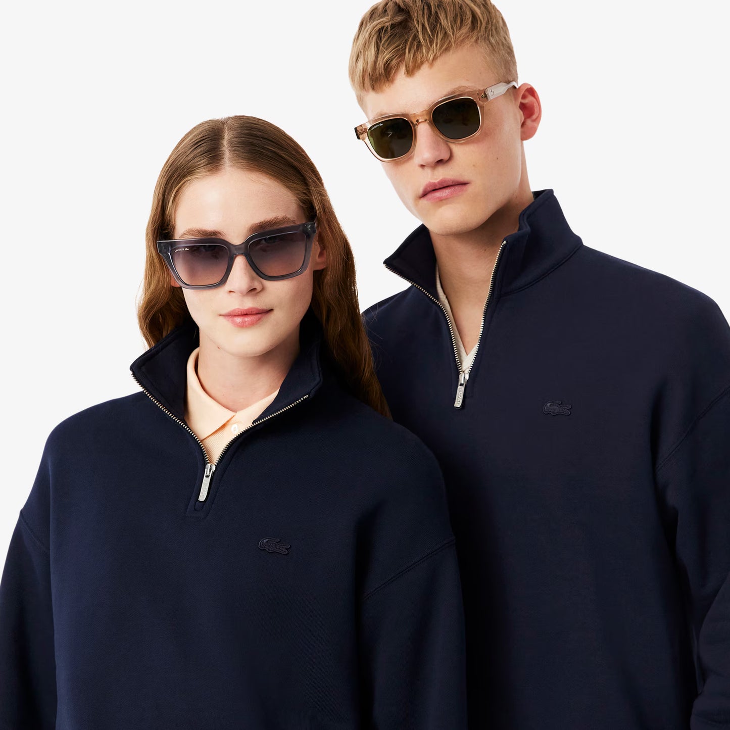 Sweat en polaire épais avec col zippé
