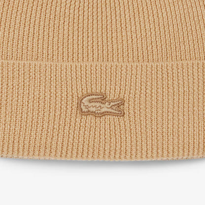Ribbed Cuff Wool Beanie