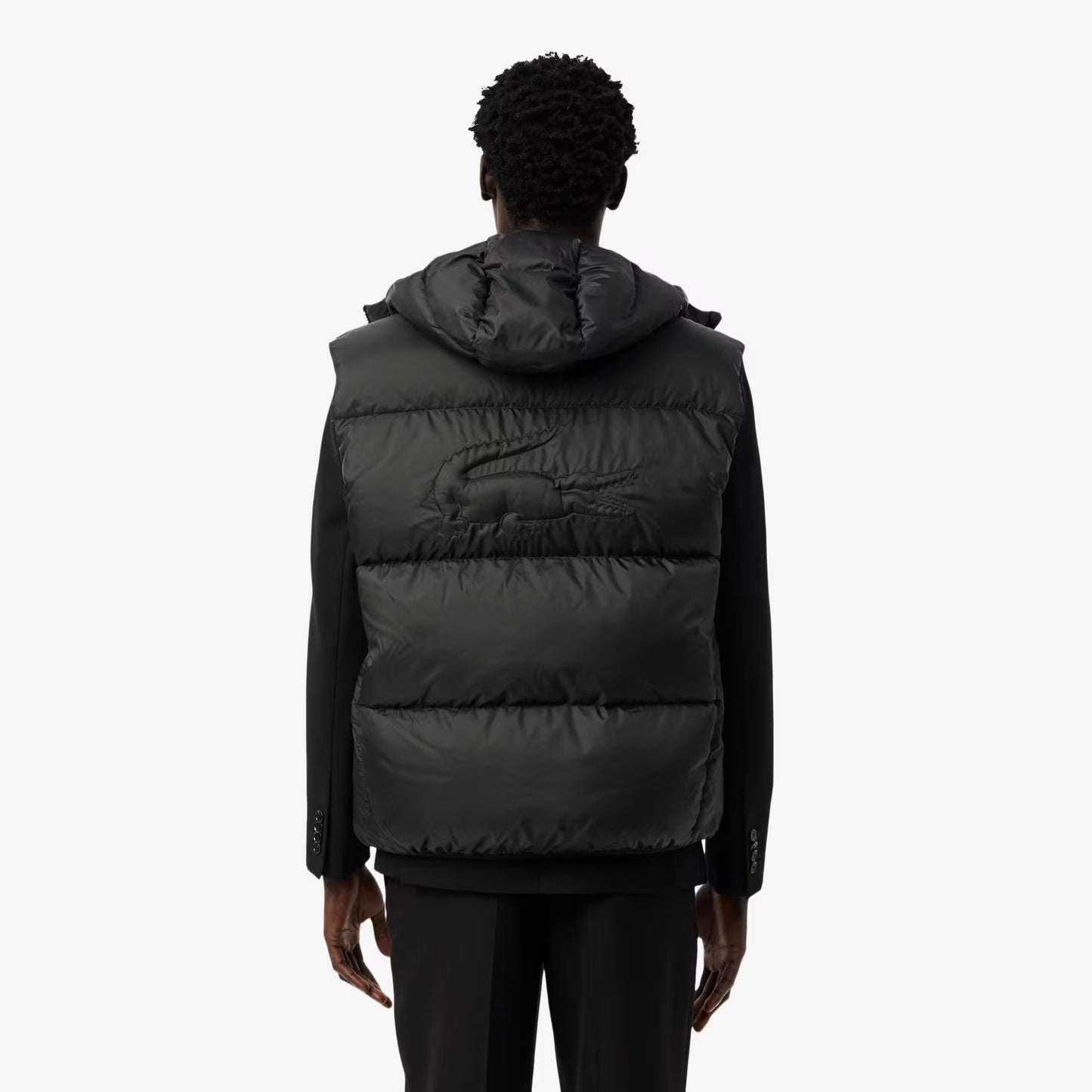 Water-Repellent Short Puffed Vest