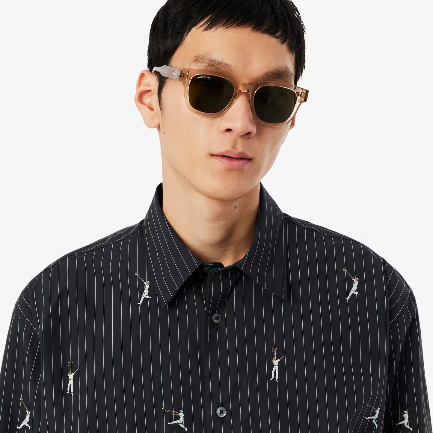 Relaxed Fit Embroidered Cotton Shirt