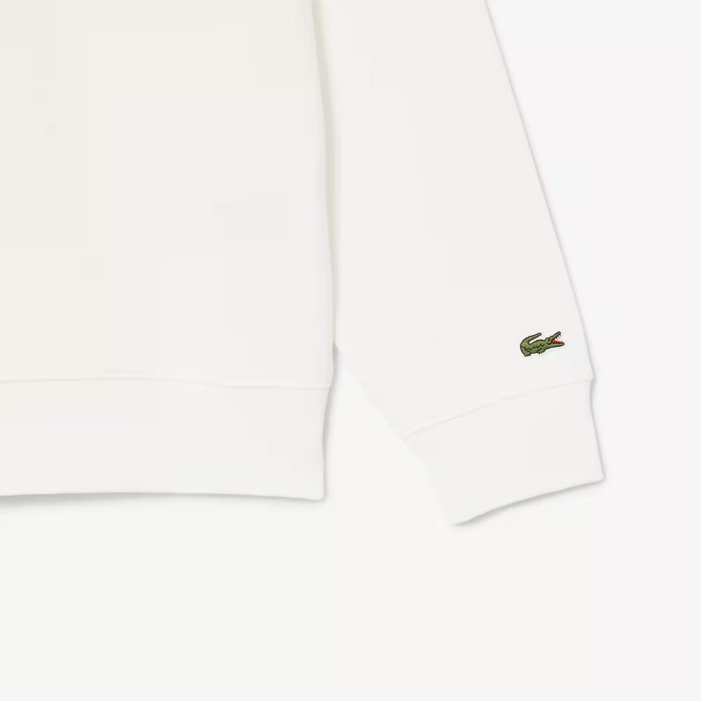 High Neck Embossed Zipped Sweatshirt