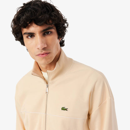 Trim Accent Zipped Sweatshirt