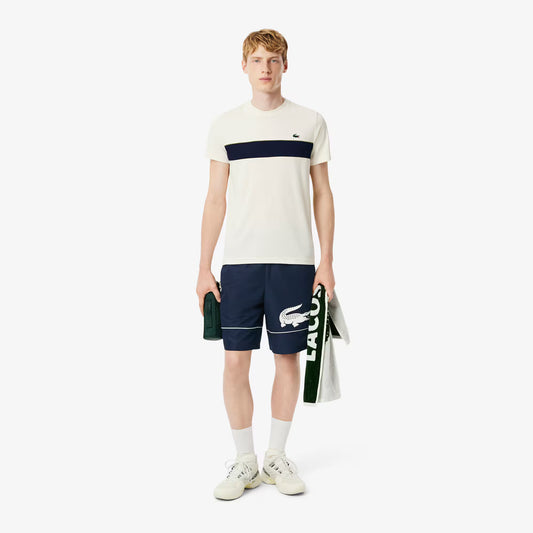Shorts de tennis en taffetas de losange imprimé