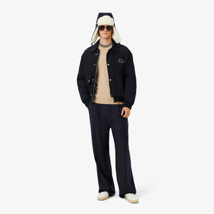 Gestreifter Baumwoll-Jersey-Pullover
