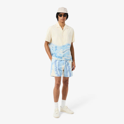 Casquette de jockey en popeline rayée