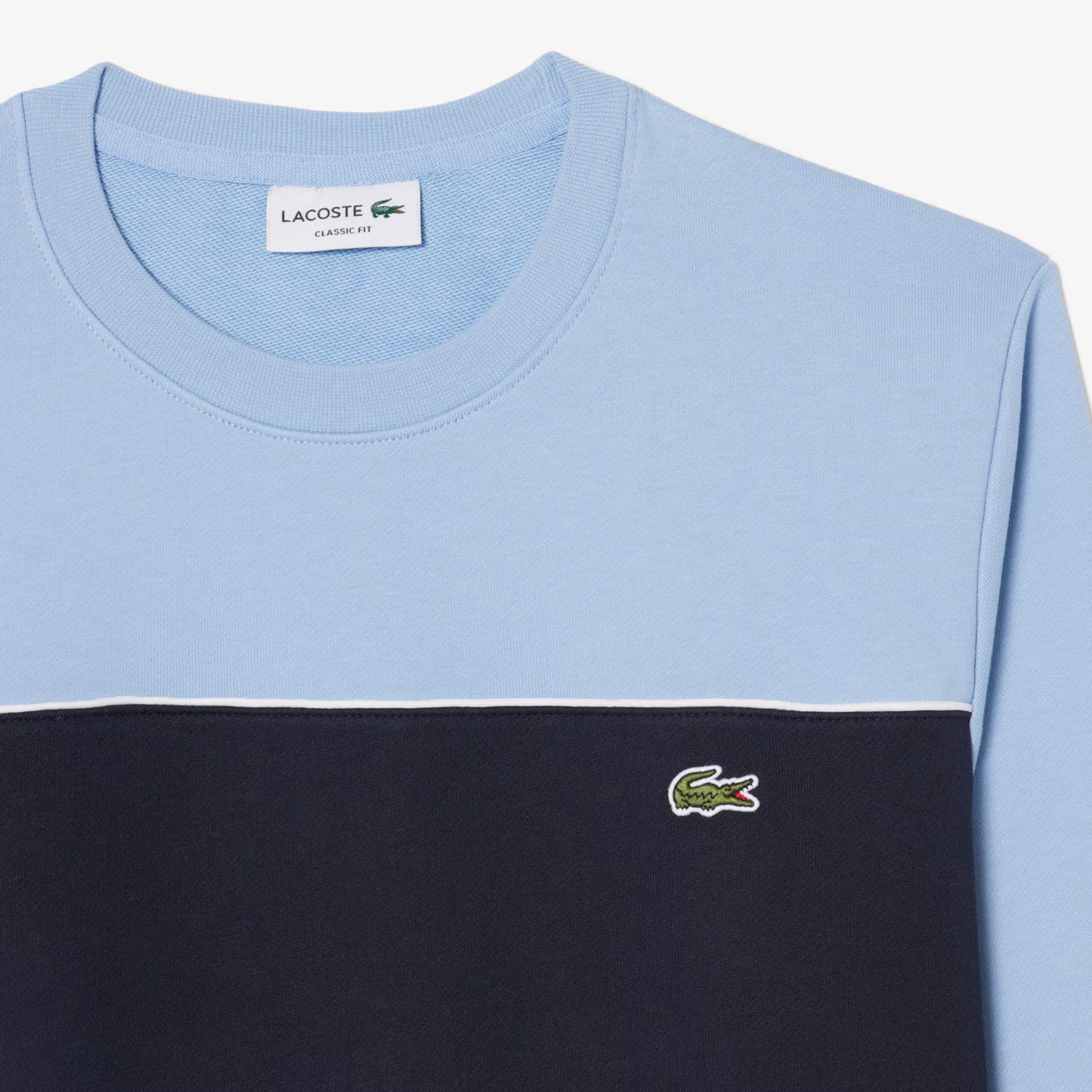 Fleece-Sweatshirt mit Farbblöcken