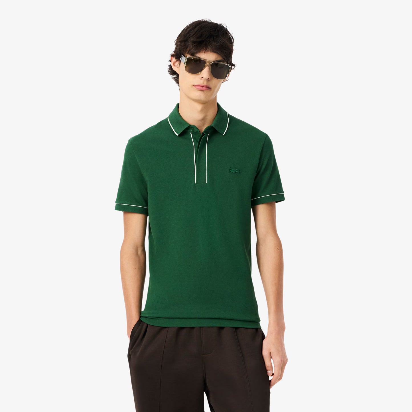 Polo Regular Fit en Piqué Stretch Paris