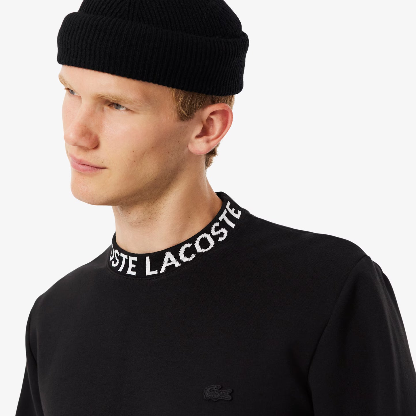 Sweat-shirt en jersey jacquard de marque