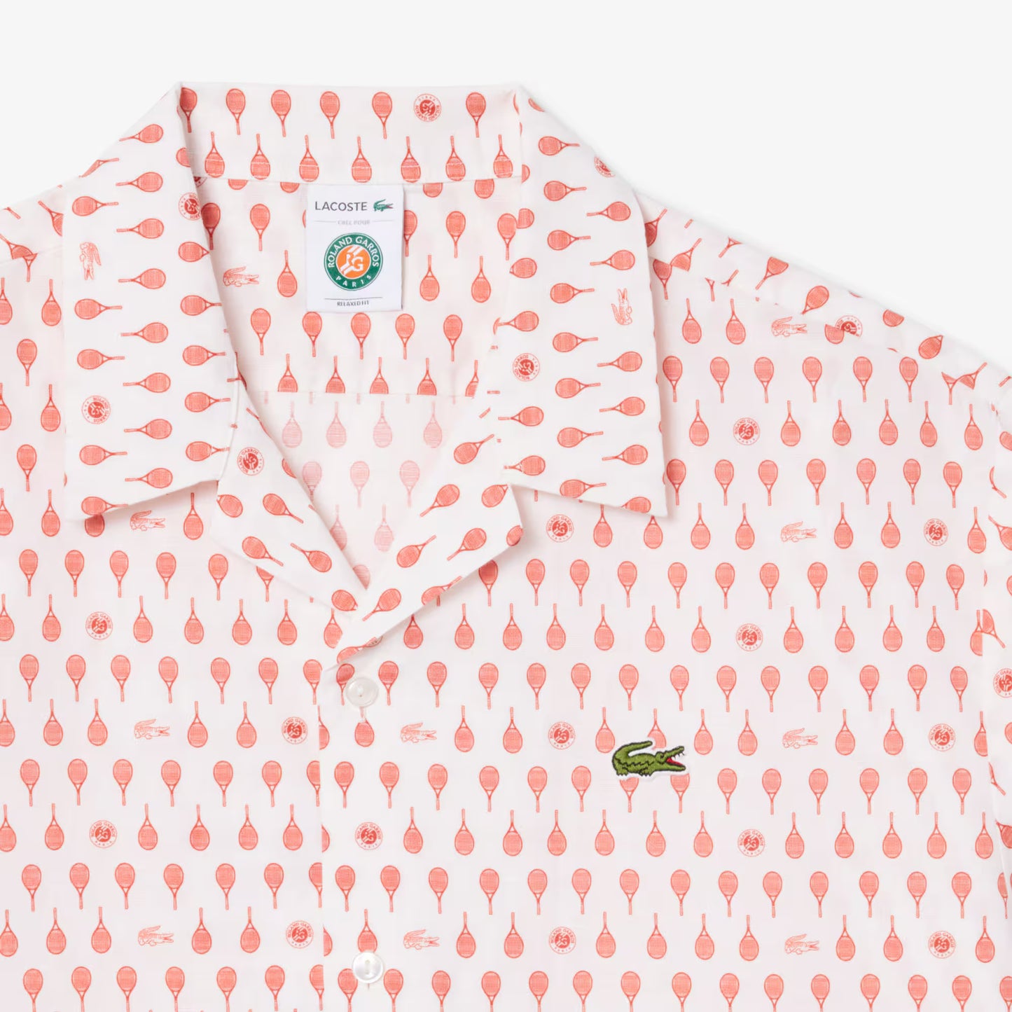 Chemise à imprimé édition Roland-Garros