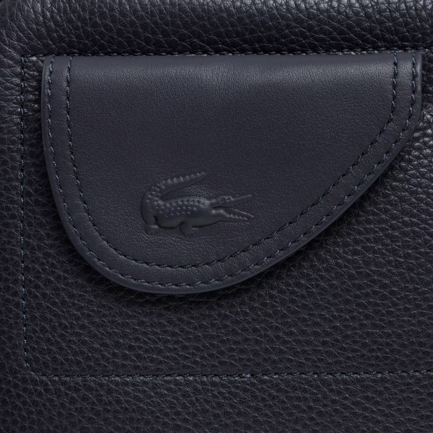 Sac à bandoulière Lacoste Club en cuir grainé