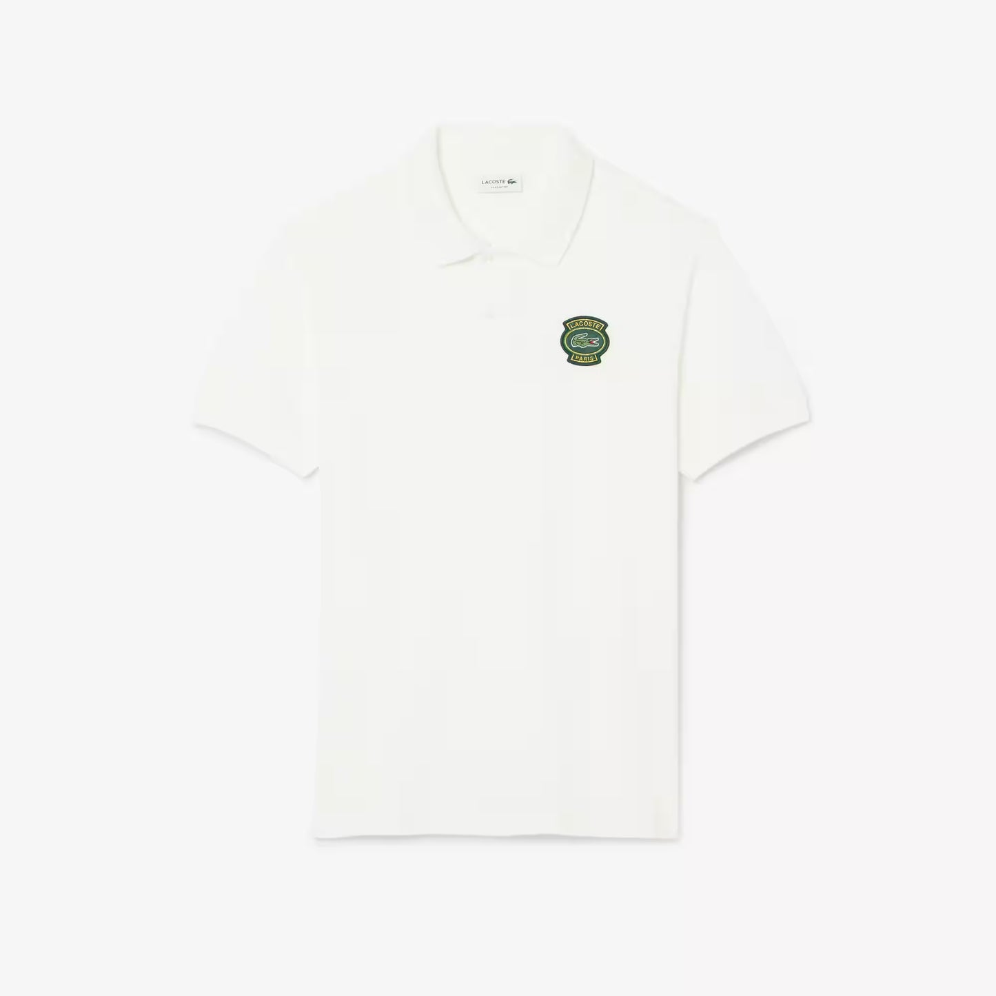 Classic Fit Petit Pique Badge Polo Shirt