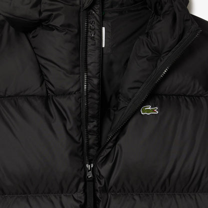 Kurze wasserabweisende Kapuzen-Steppjacke
