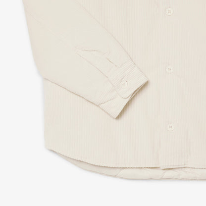 Surchemise oversize en velours côtelé