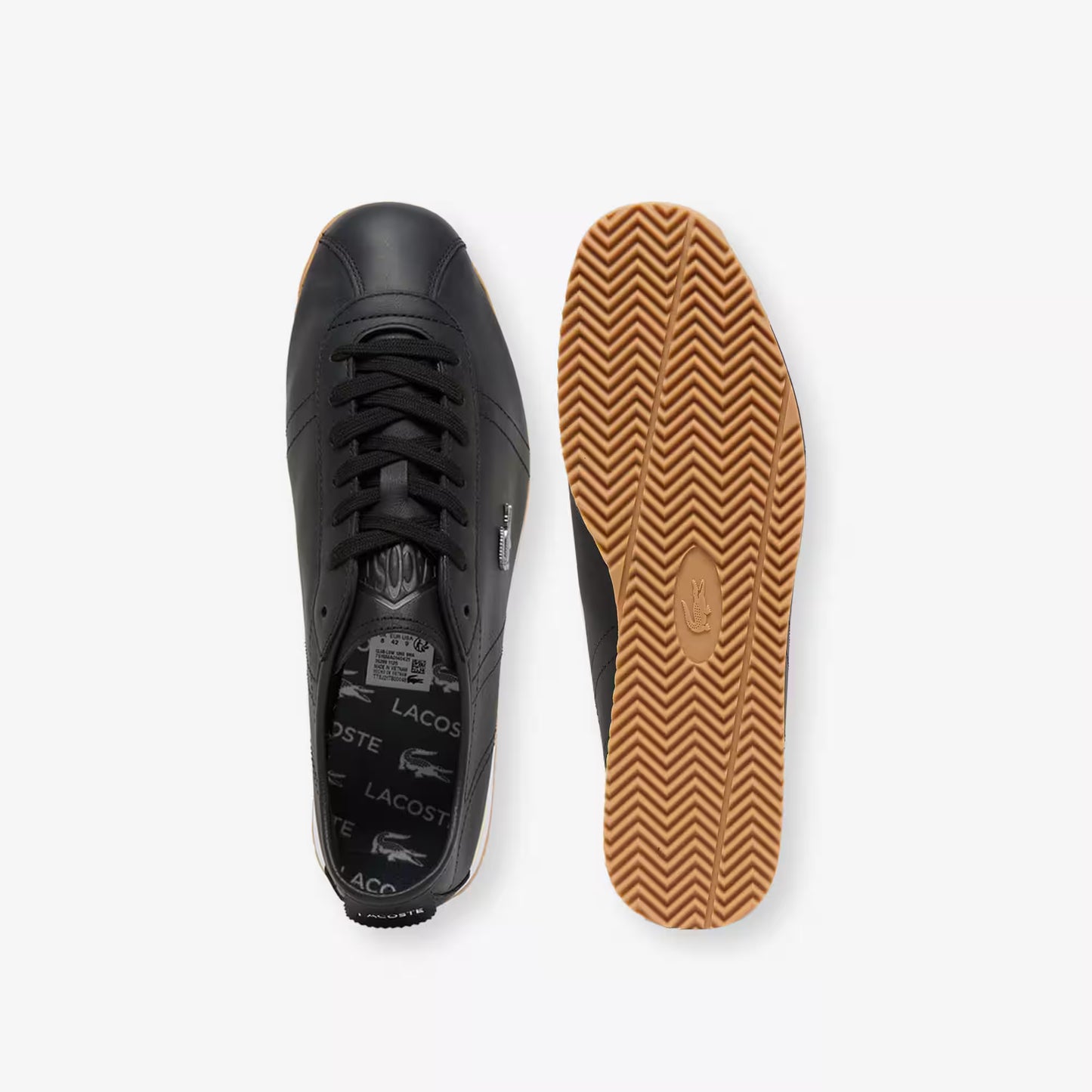 Baskets basses en cuir pour homme