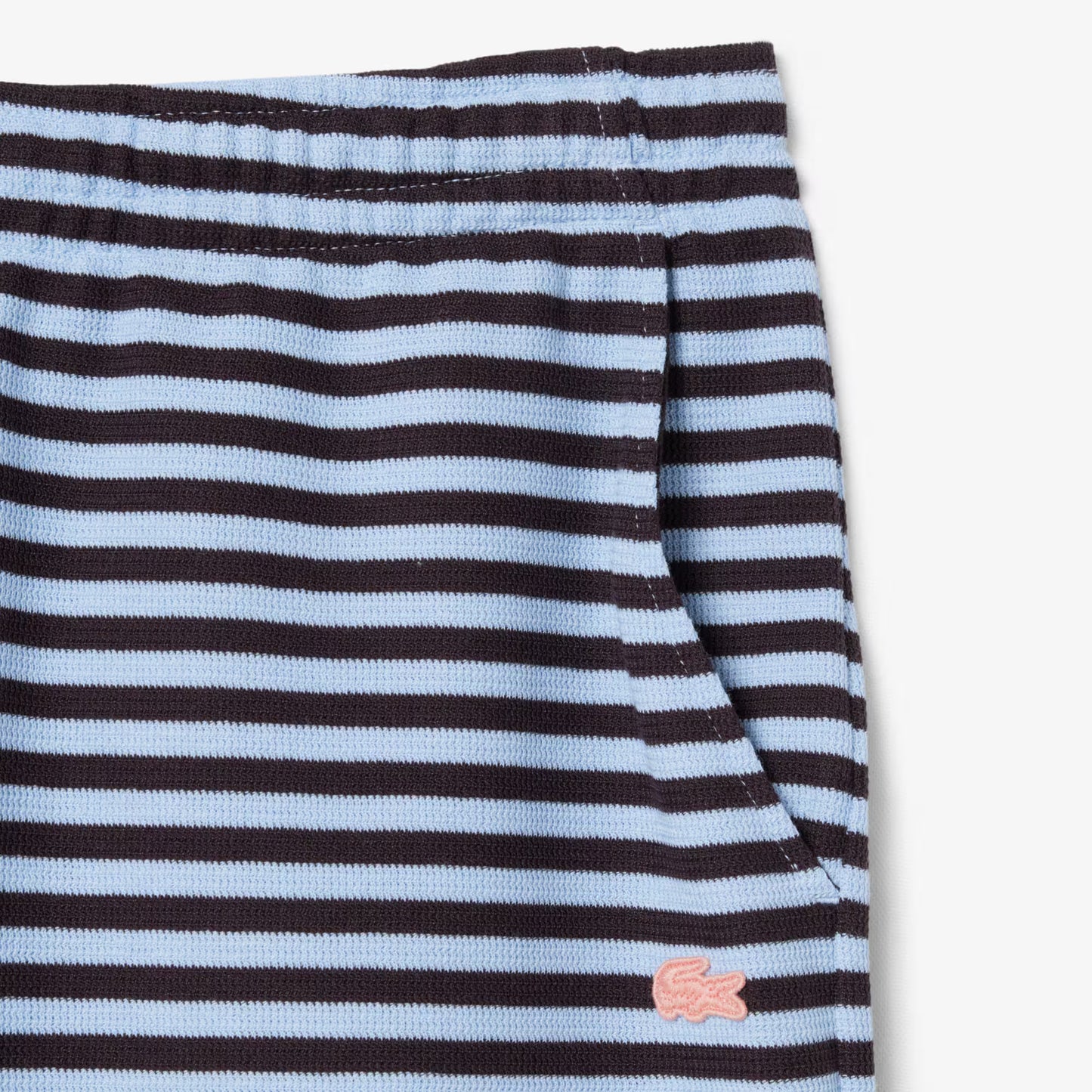 Regular Fit Striped Cotton Shorts