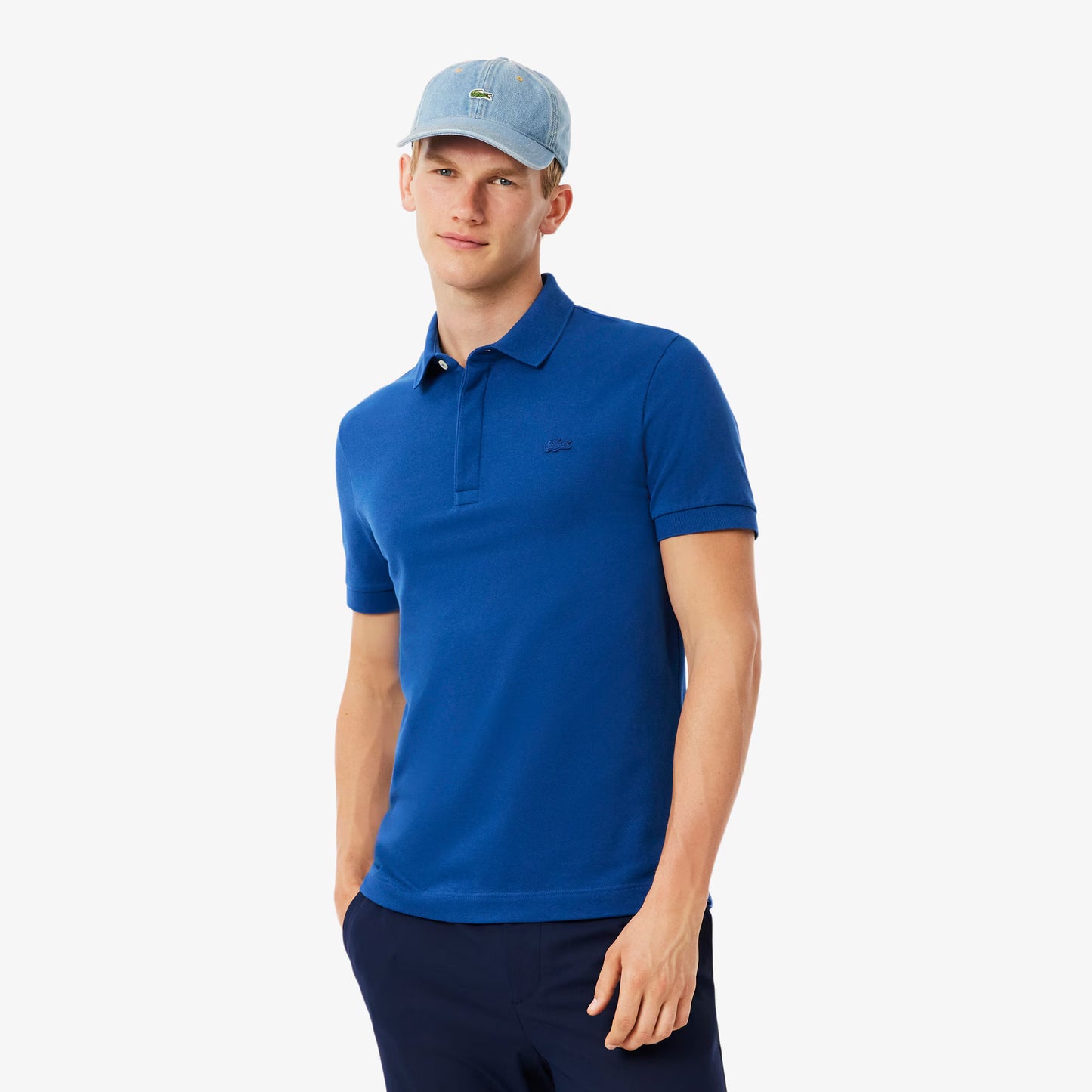 Polo Regular Fit en Piqué Stretch Paris
