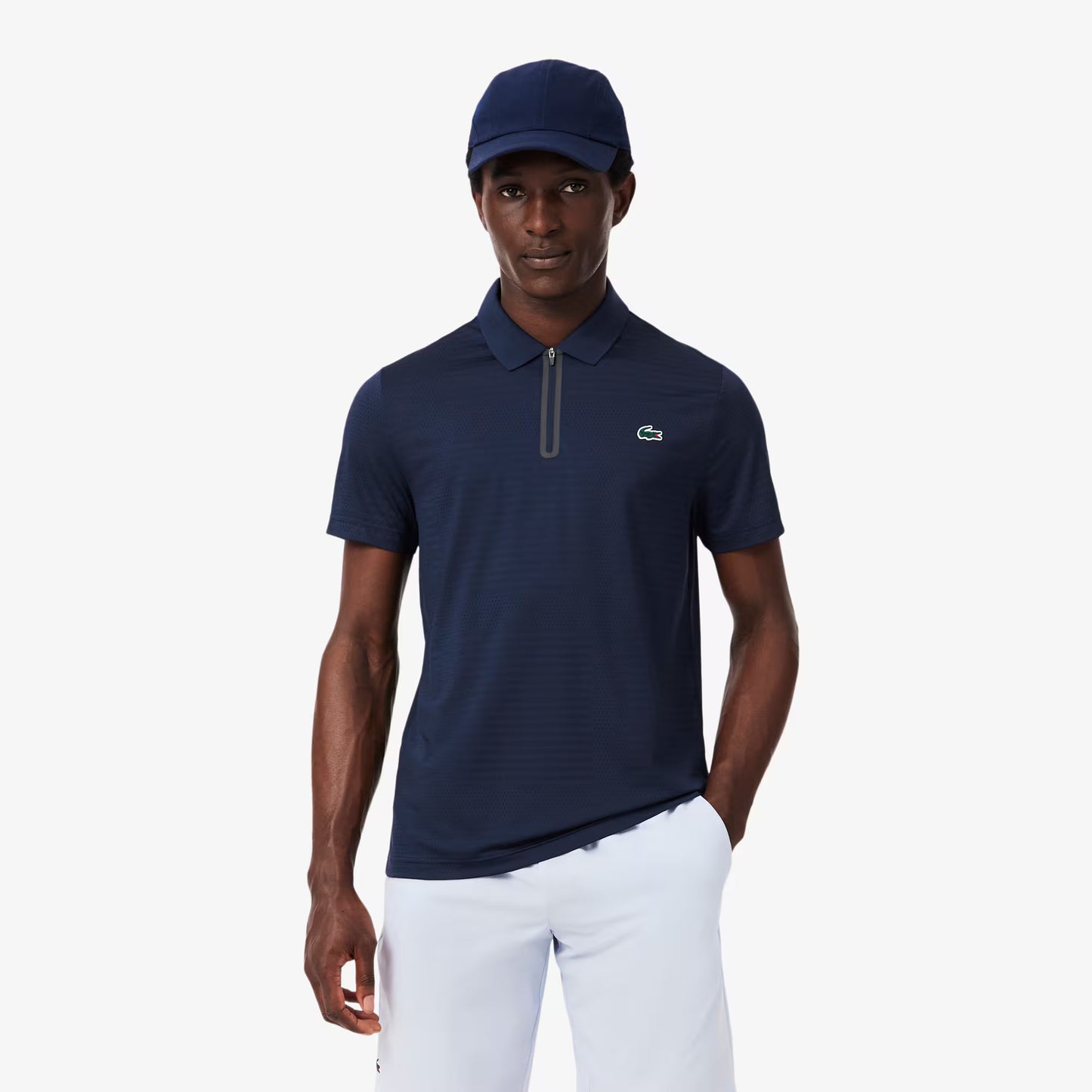 Ultra Dry Stretch Jacquard Tennis Polo Shirt