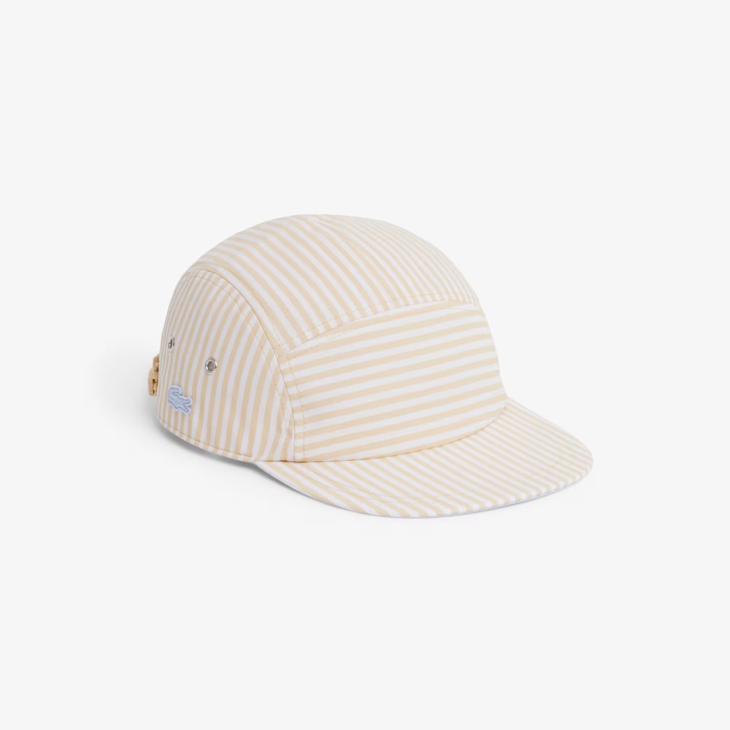 Casquette de jockey en popeline rayée