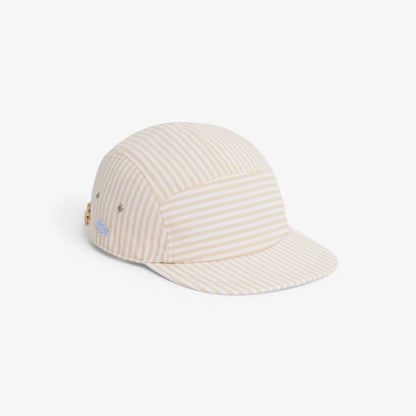 Casquette de jockey en popeline rayée