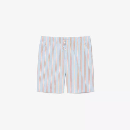 Striped Cotton Poplin Shorts