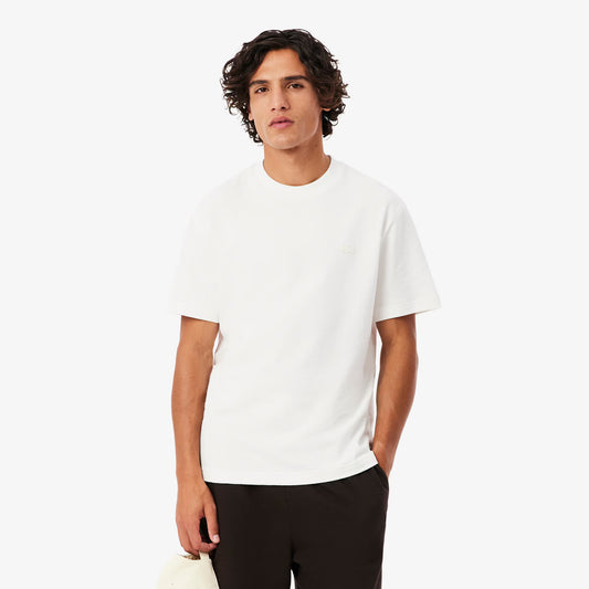 Texturiertes Jersey-T-Shirt