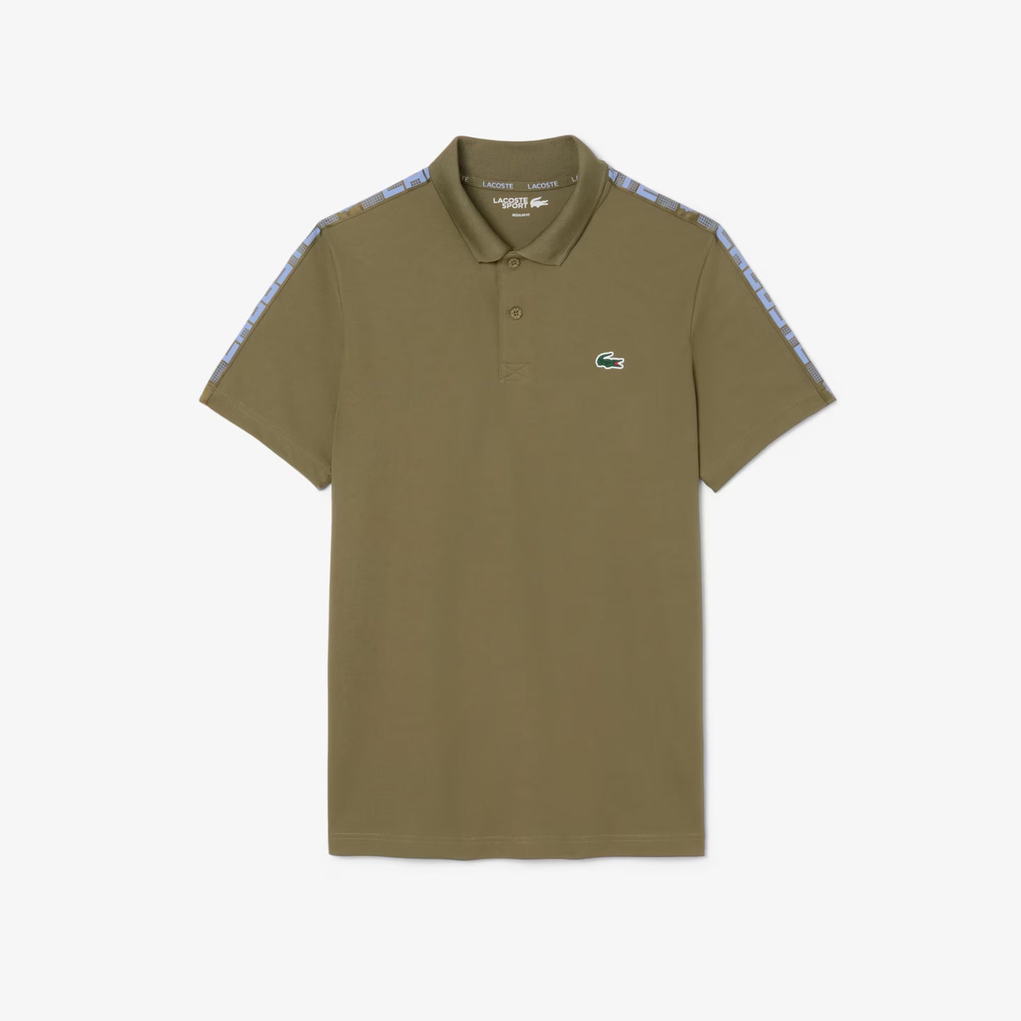 Ultra Dry Branded Stripe Tennis Polo Shirt