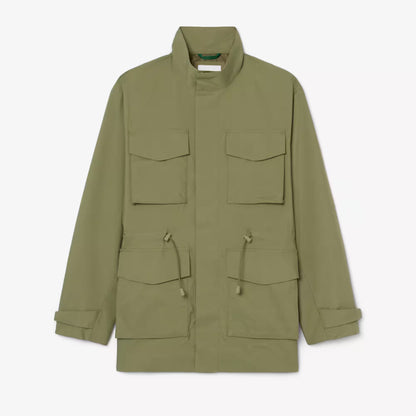 Halblange wasserabweisende Windbreaker-Jacke