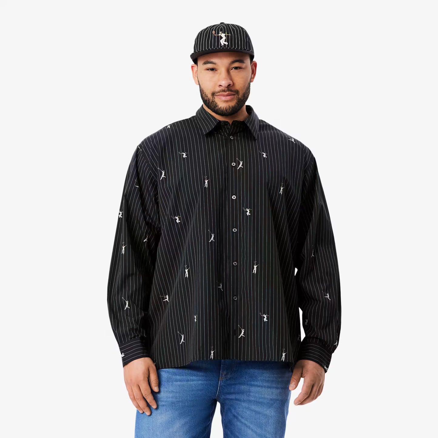 Relaxed Fit Embroidered Cotton Shirt