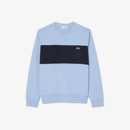 Fleece-Sweatshirt mit Farbblöcken