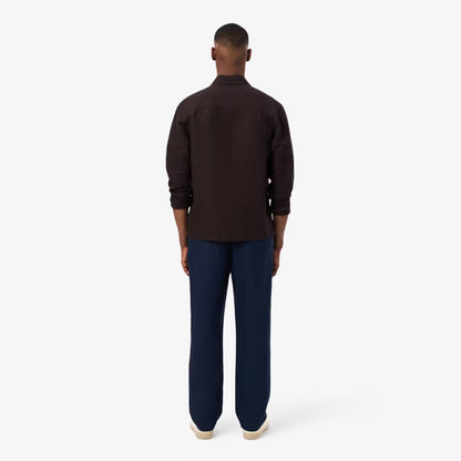 Regular Fit Leinen-Chino-Hose