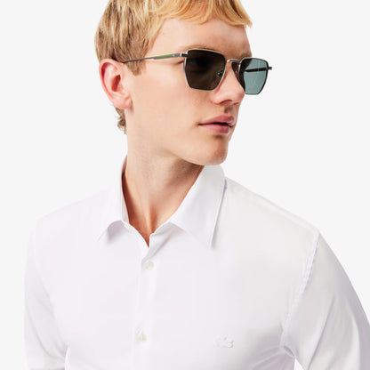 Slim Fit Stretch Poplin Shirt