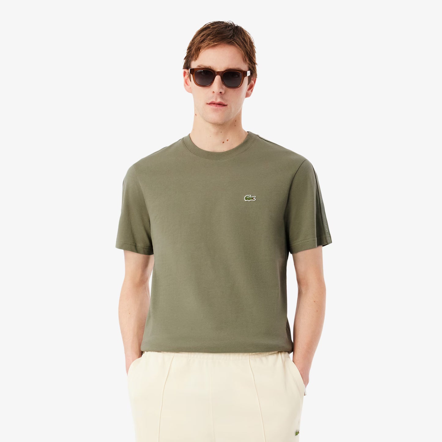 Branded Stripe Band T-shirt