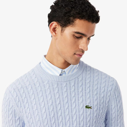 Pull en coton torsadé