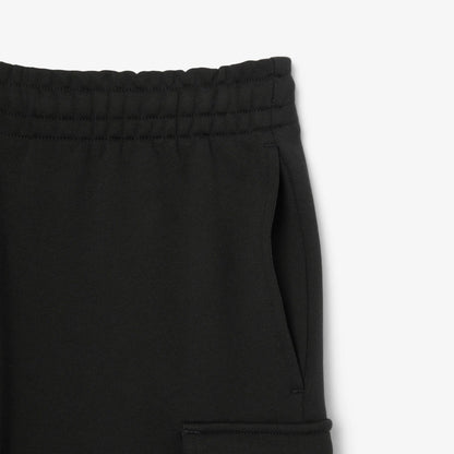 Cargo-Shorts aus Baumwollfleece
