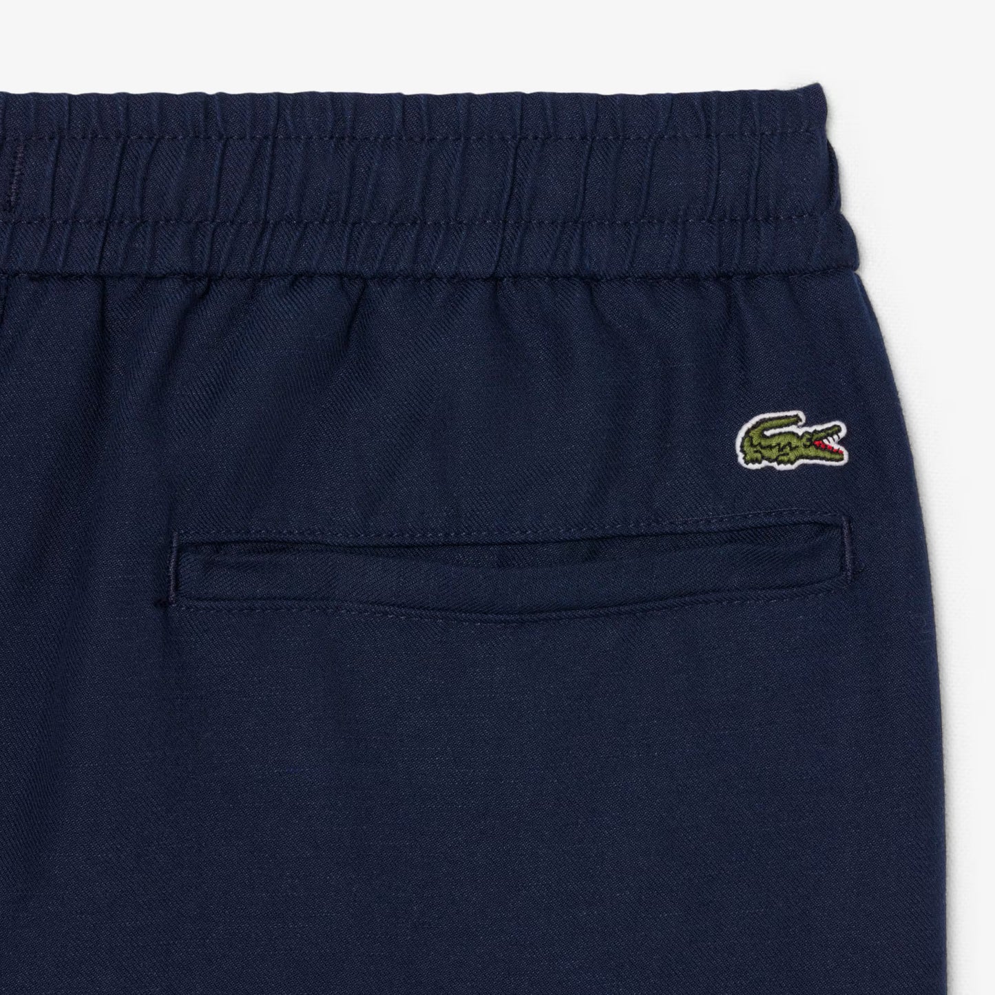 Regular Fit Leinen-Chino-Hose
