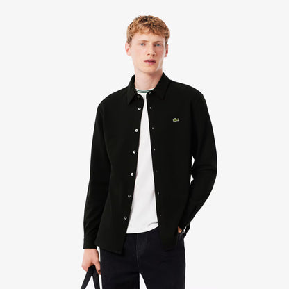 Slim Fit Cotton Pique Shirt
