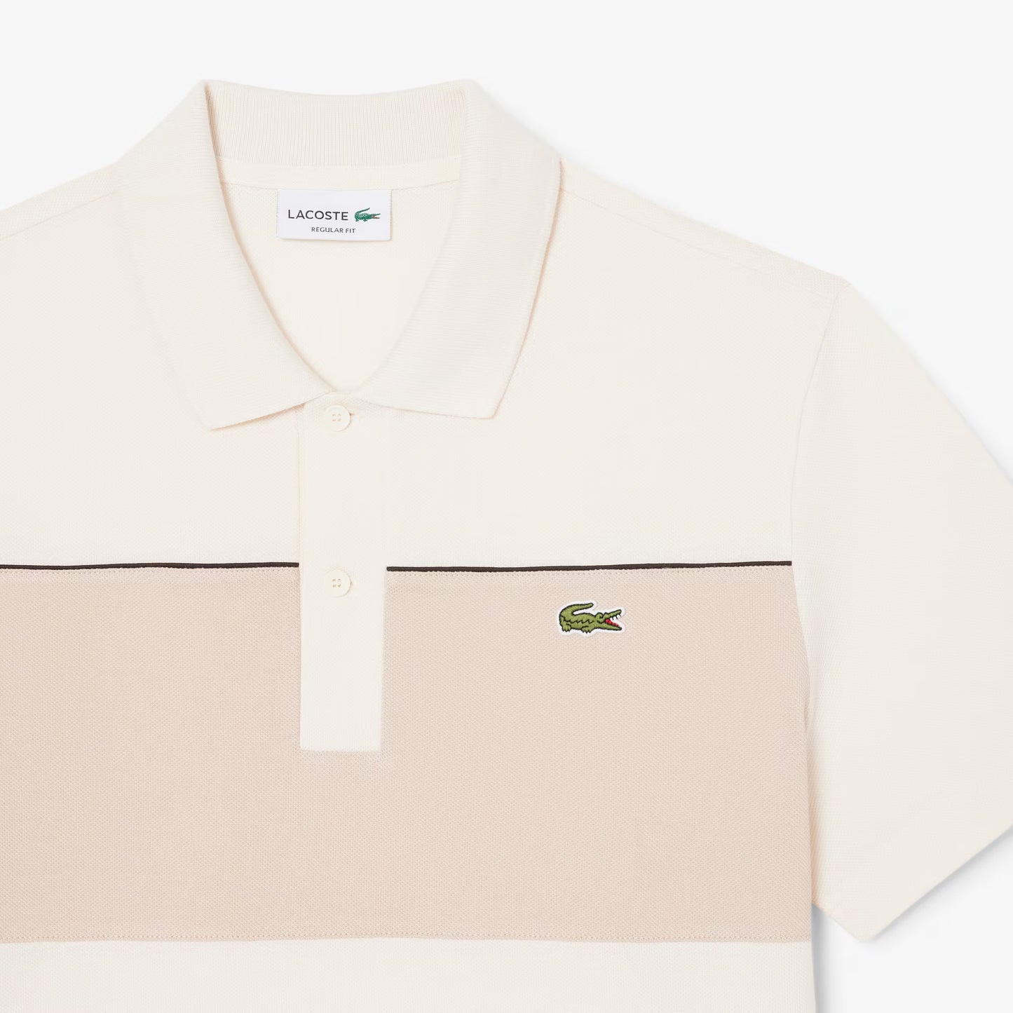 Regular Fit Colour-Block Pique Polo Shirt