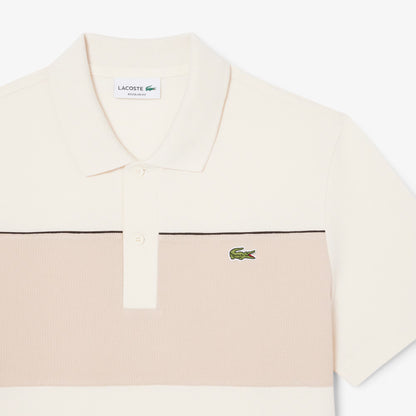 Regular Fit Colour-Block Pique Polo Shirt