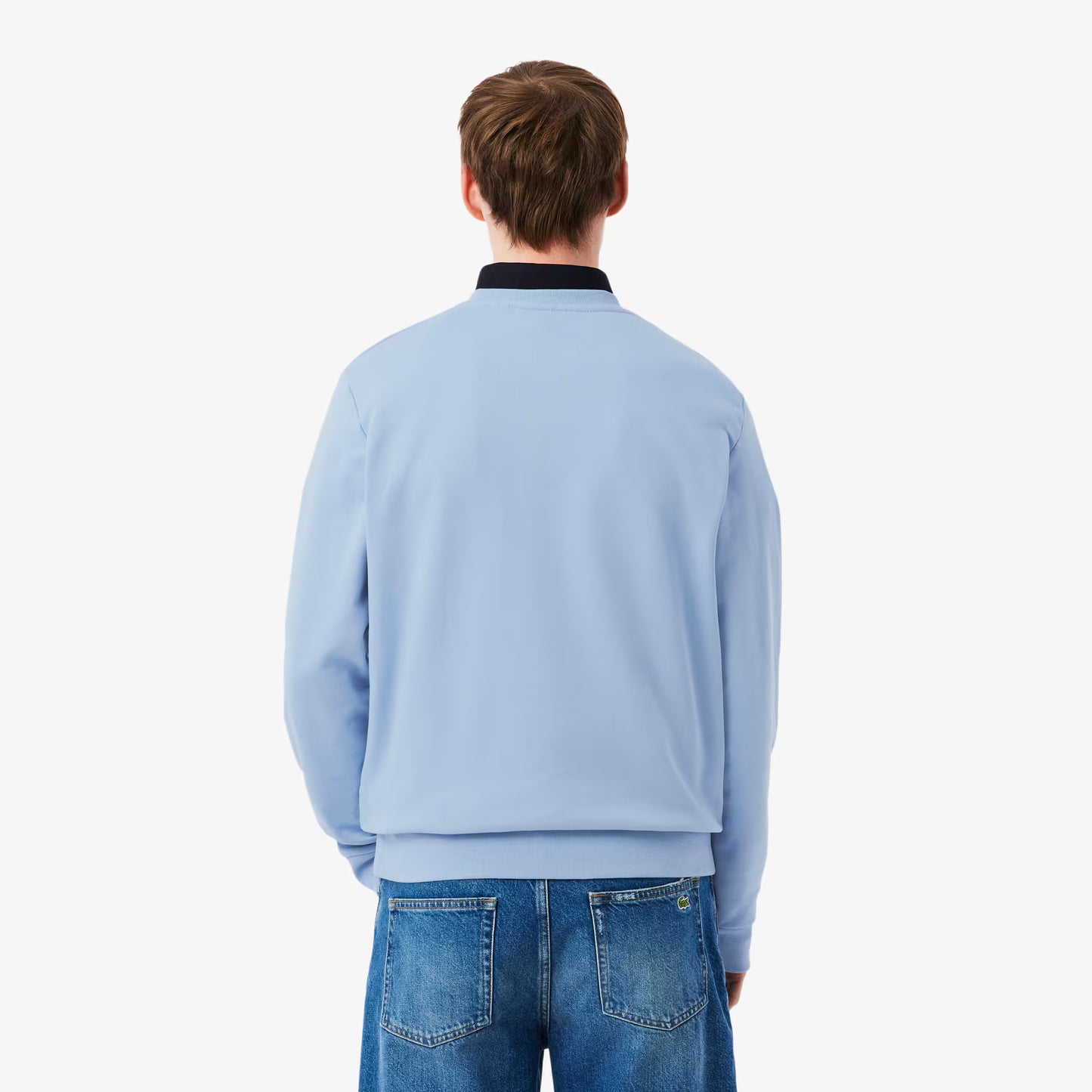 Fleece-Sweatshirt mit Farbblöcken