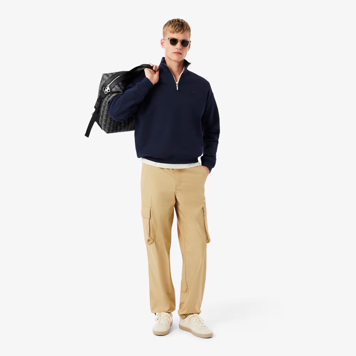 Sweat en polaire épais avec col zippé