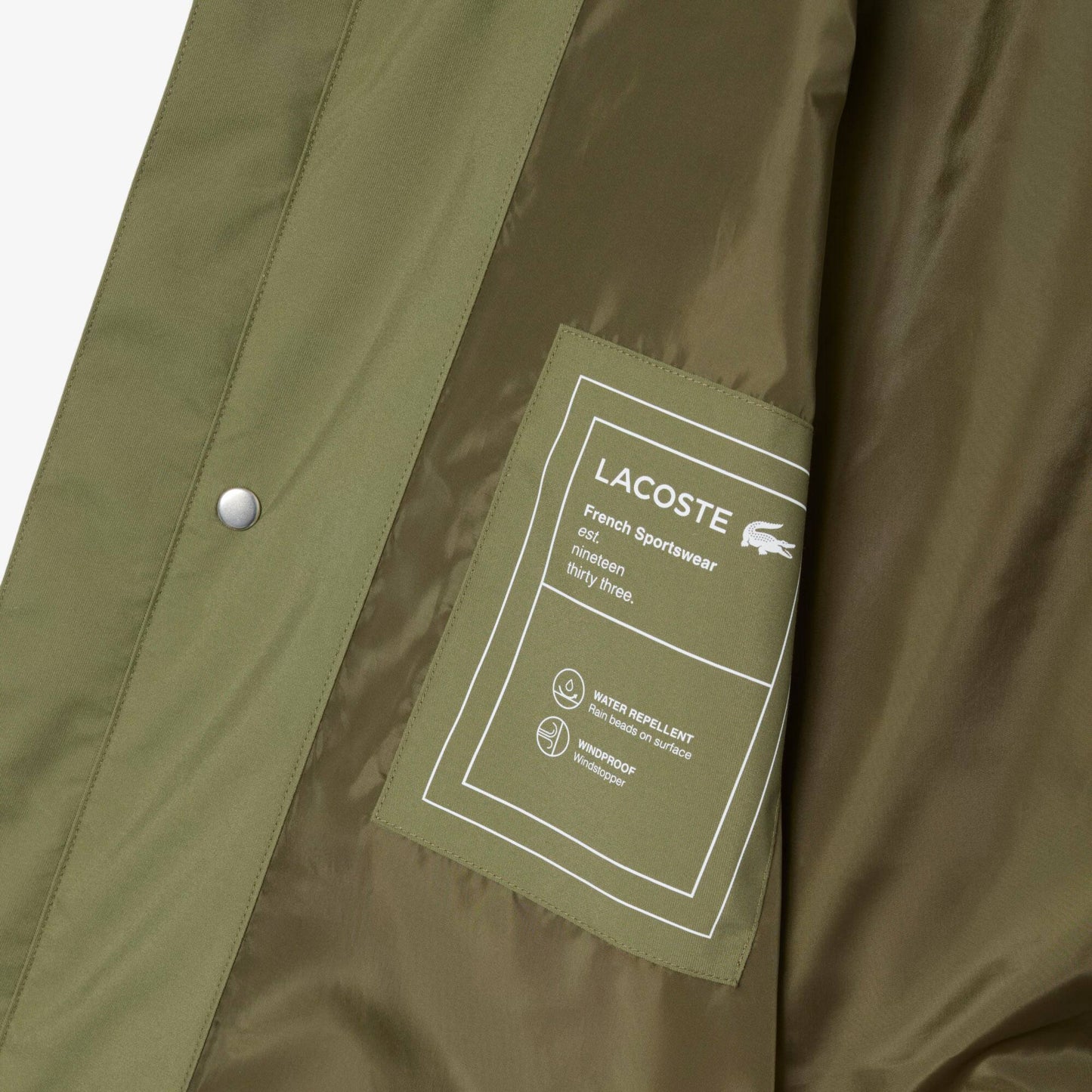 Halblange wasserabweisende Windbreaker-Jacke