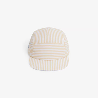 Casquette de jockey en popeline rayée