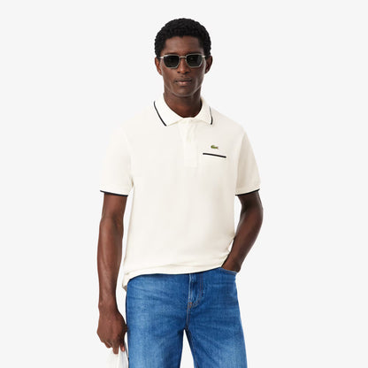 Polo L.12.12 classic fit à poche contrastée