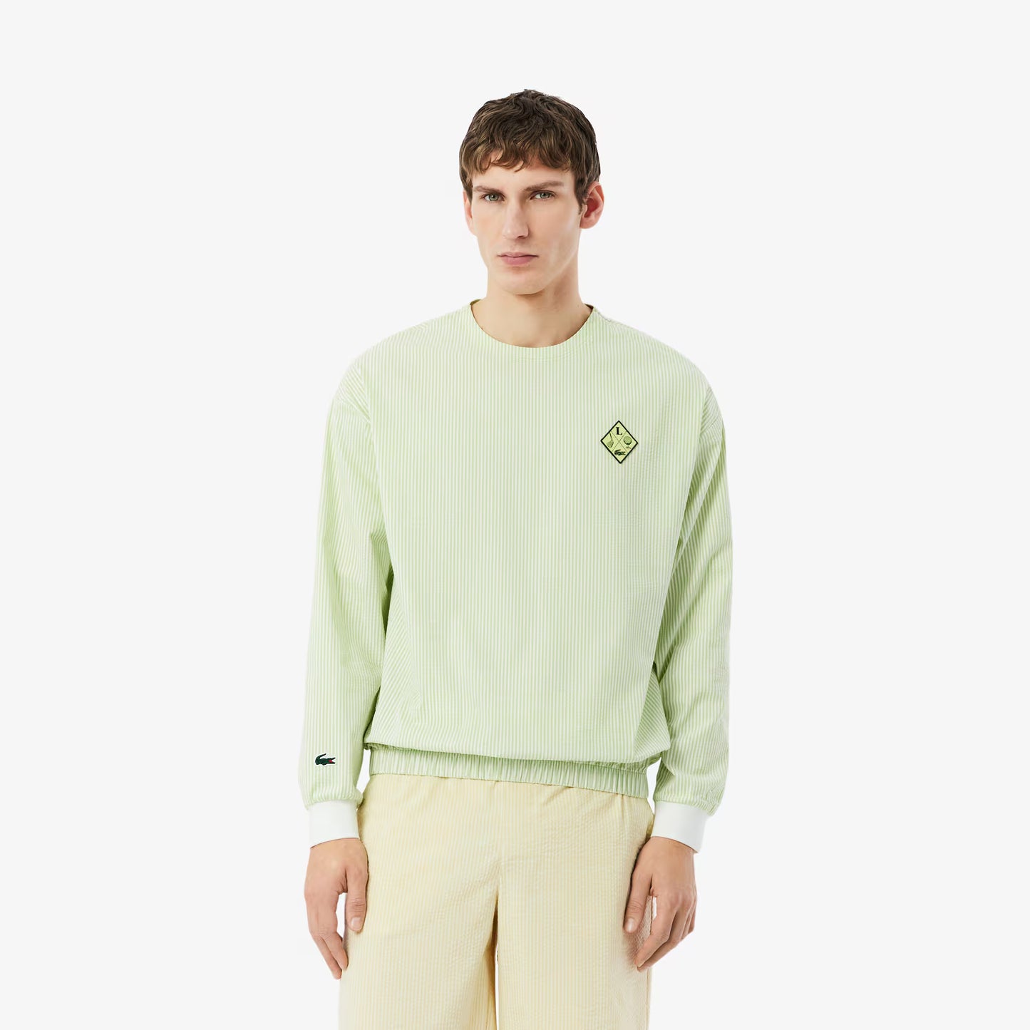 Sweat-shirt de golf en seersucker ultra-sec