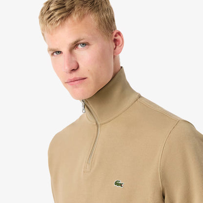 Sweat-shirt interlock col montant zippé 2